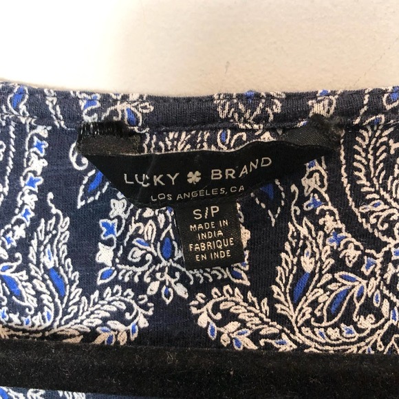 Lucky Blue Emroidered Tank - Picture 3 of 3